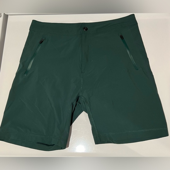 Mack Weldon 4 Way Active Stretch Shorts - Green - Medium - Picture 1 of 3